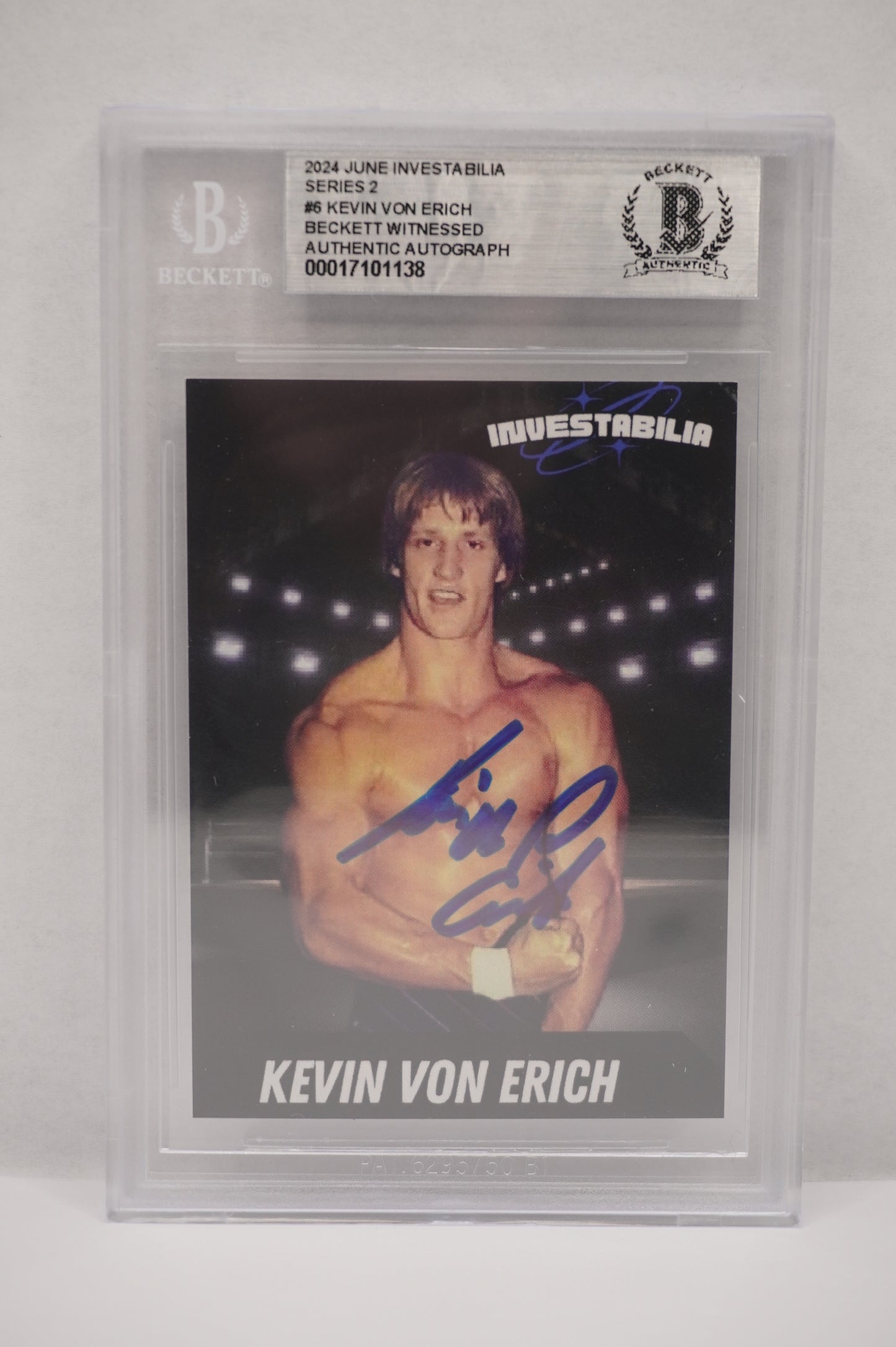 2024 JUNE INVESTABILIA SERIES 2 KEVIN VON ERICH #6 BGS AUTH. AUTO