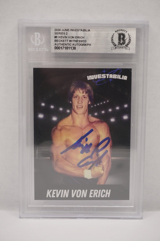 2024 JUNE INVESTABILIA SERIES 2 KEVIN VON ERICH #6 BGS AUTH. AUTO