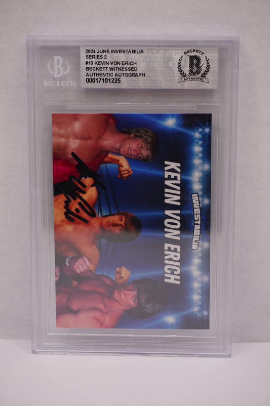 2024 JUNE INVESTABILIA SERIES 2 KEVIN VON ERICH #10 BGS AUTH. AUTO