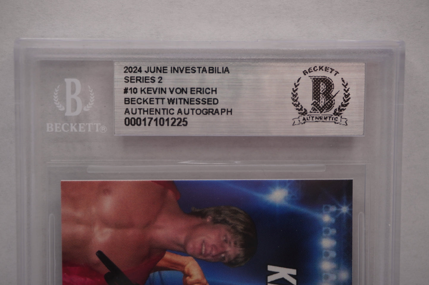 2024 JUNE INVESTABILIA SERIES 2 KEVIN VON ERICH #10 BGS AUTH. AUTO