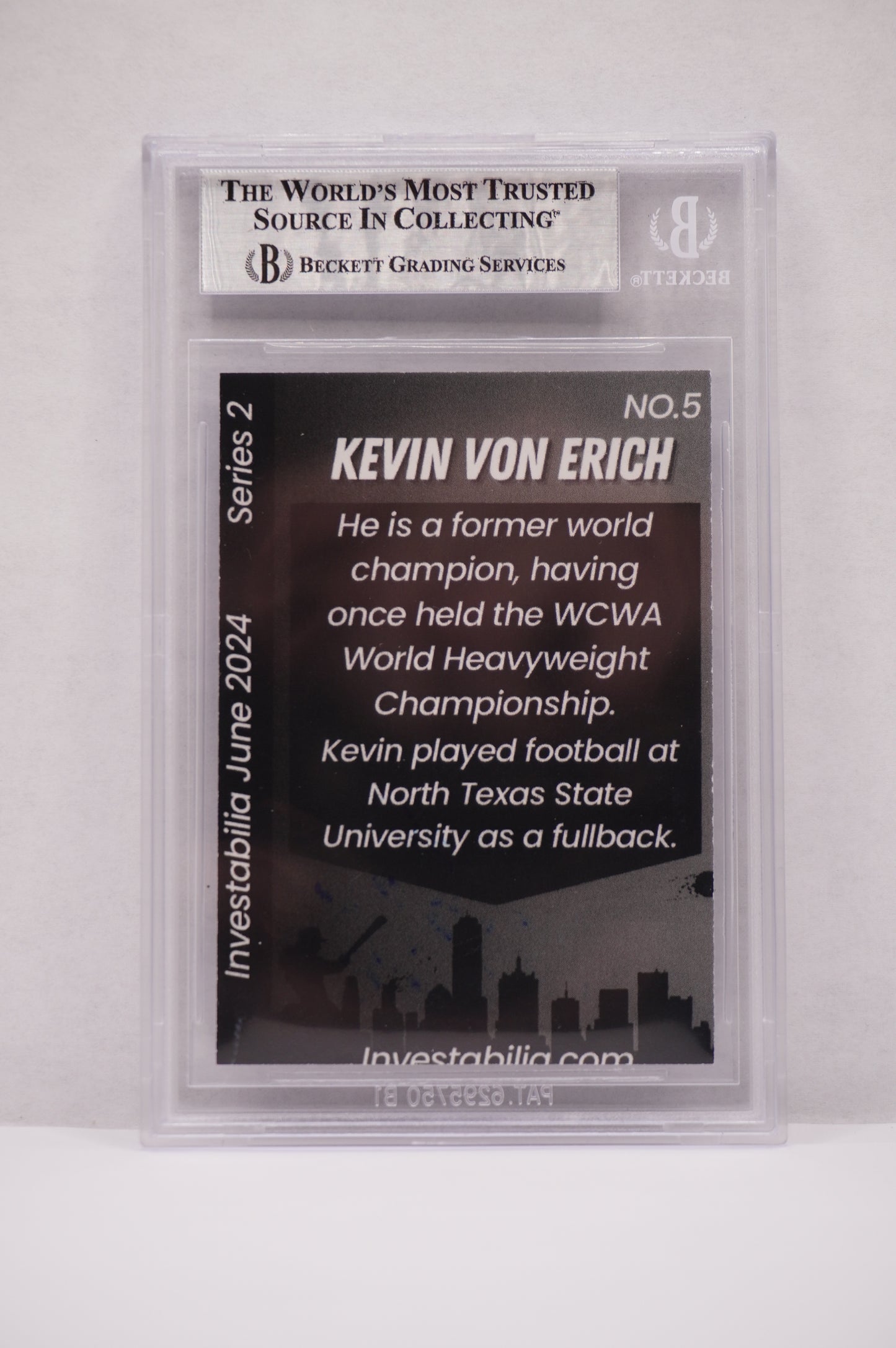 2024 JUNE INVESTABILIA SERIES 2 KEVIN VON ERICH #5 BGS AUTH. AUTO