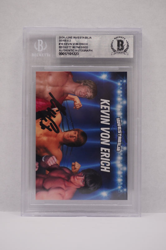 2024 JUNE INVESTABILIA SERIES 2 KEVIN VON ERICH #10 BGS AUTH. AUTO