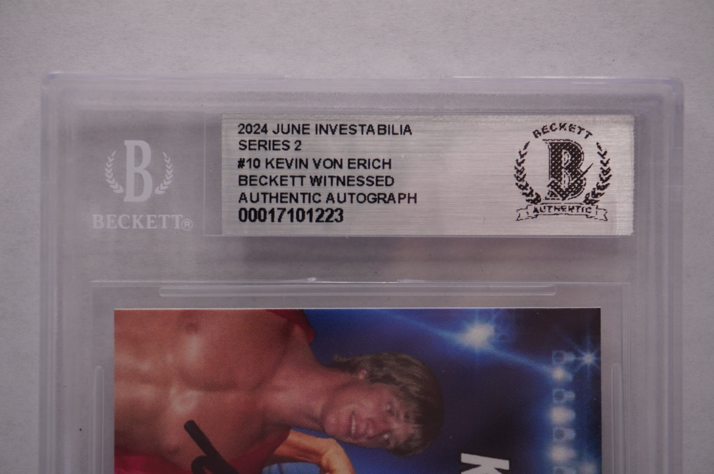 2024 JUNE INVESTABILIA SERIES 2 KEVIN VON ERICH #10 BGS AUTH. AUTO
