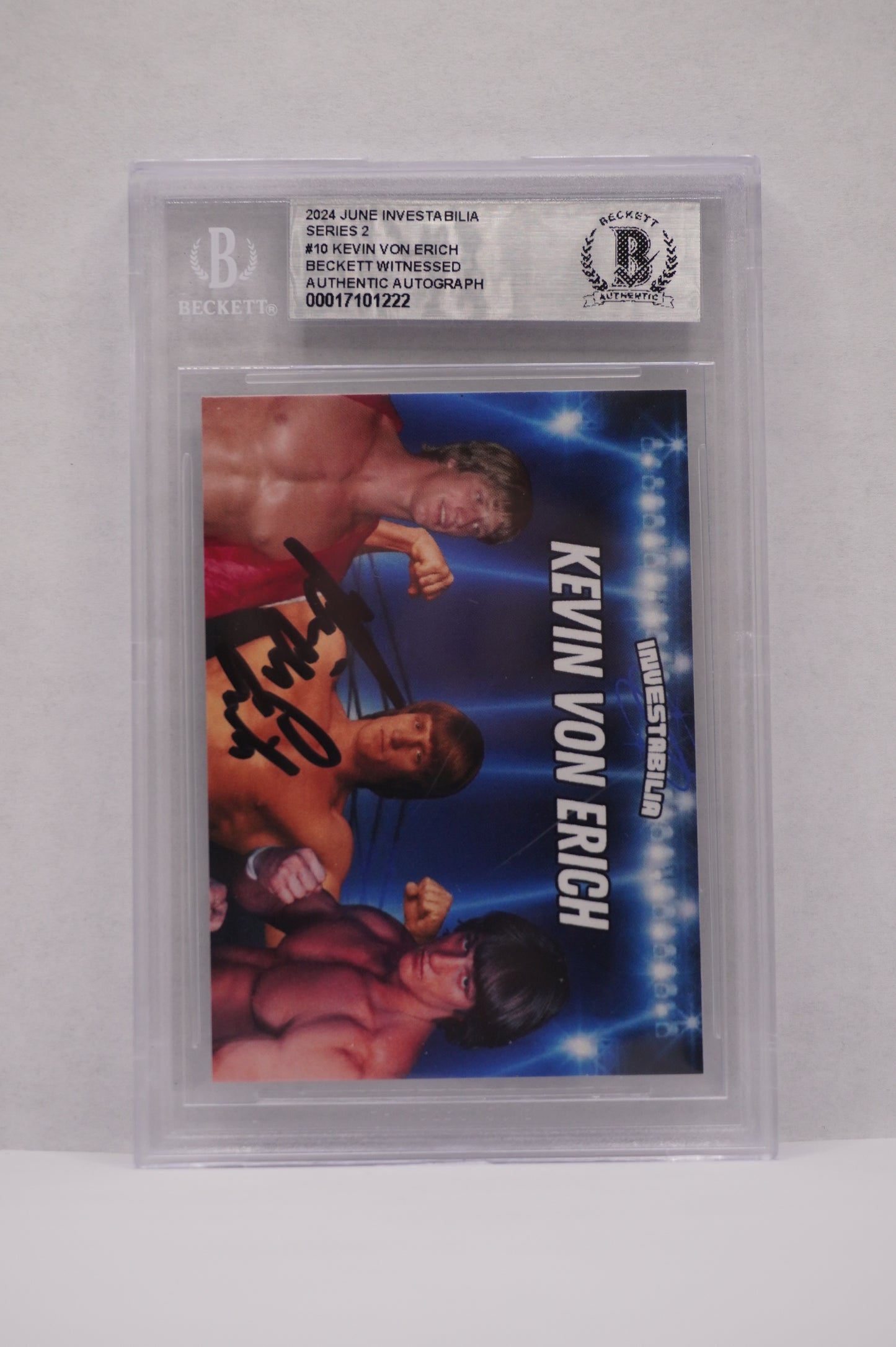 2024 JUNE INVESTABILIA SERIES 2 KEVIN VON ERICH #10 BGS AUTH. AUTO