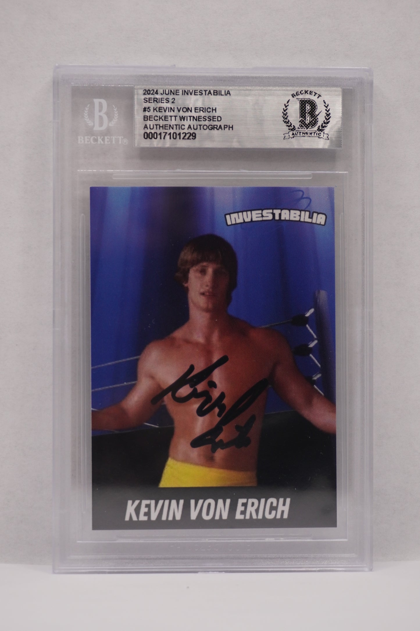 2024 JUNE INVESTABILIA SERIES 2 KEVIN VON ERICH #5 BGS AUTH. AUTO