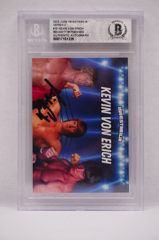 2024 JUNE INVESTABILIA SERIES 2 KEVIN VON ERICH #10 BGS AUTH. AUTO
