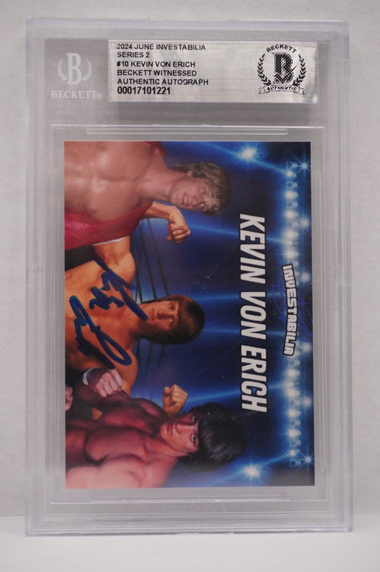 2024 JUNE INVESTABILIA SERIES 2 KEVIN VON ERICH #10 BGS AUTH. AUTO