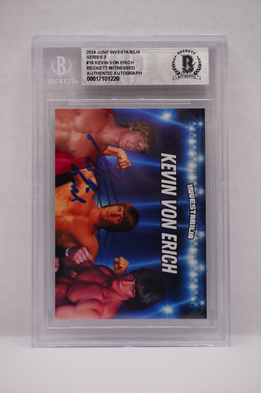 2024 JUNE INVESTABILIA SERIES 2 KEVIN VON ERICH #10 BGS AUTH. AUTO