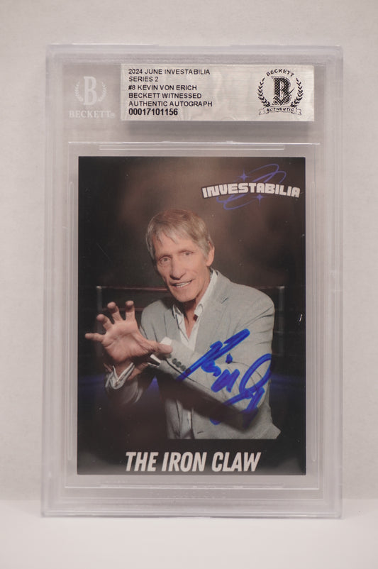 2024 JUNE INVESTABILIA SERIES 2 KEVIN VON ERICH #8 BGS AUTH. AUTO