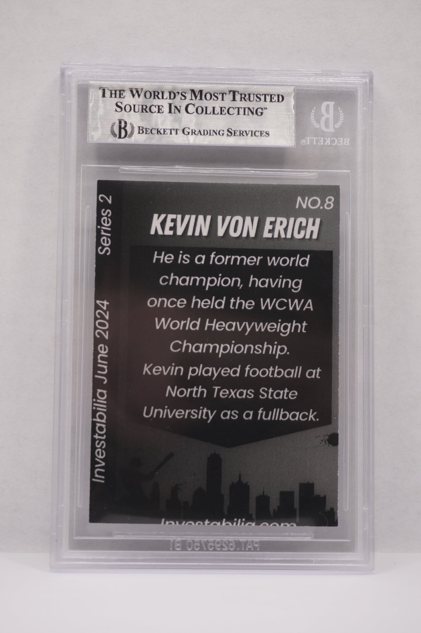 2024 JUNE INVESTABILIA SERIES 2 KEVIN VON ERICH #8 BGS AUTH. AUTO
