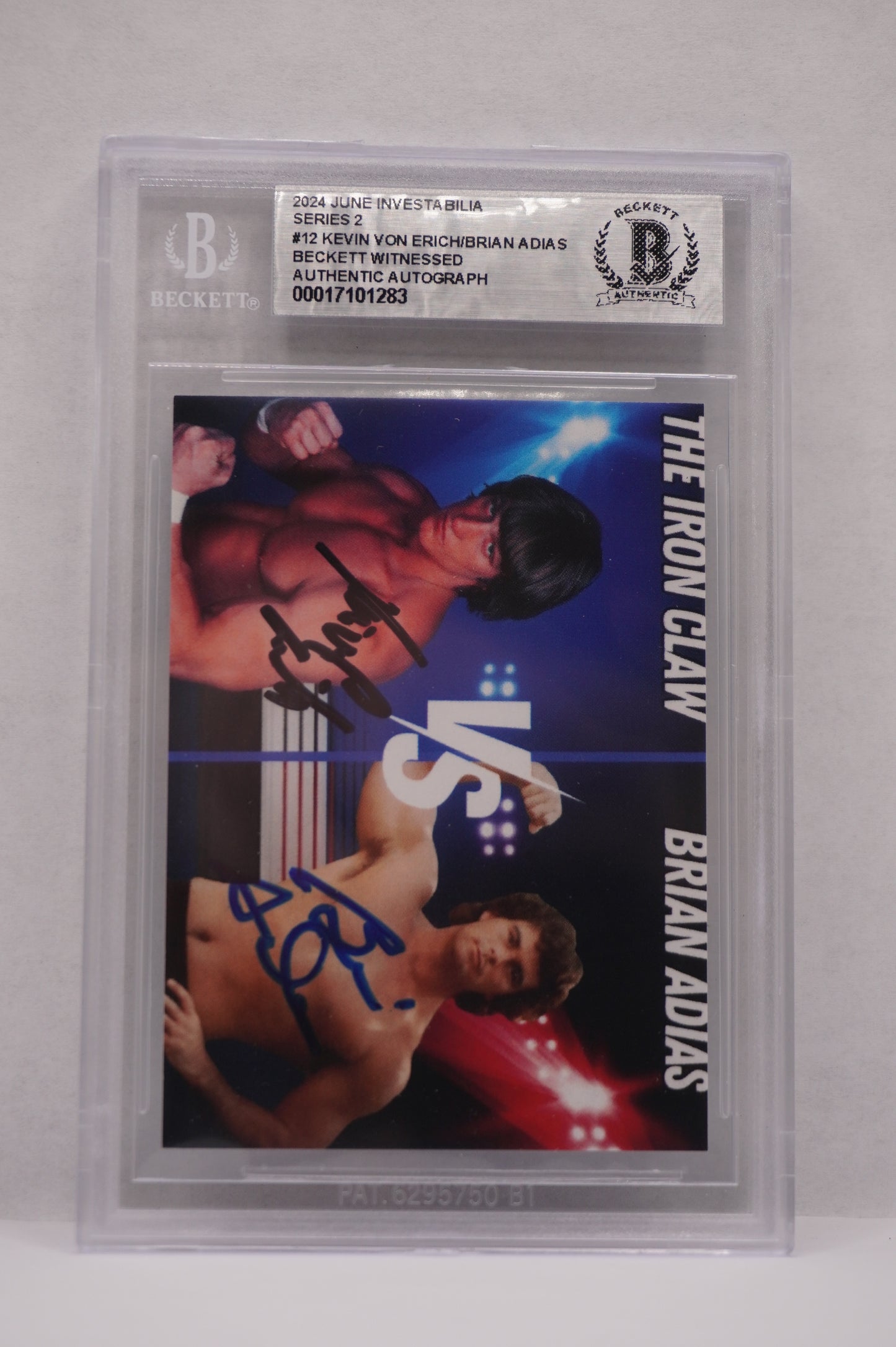 2024 JUNE INVESTABILIA SERIES 2 KEVIN VON ERICH #12 BGS AUTH. AUTO