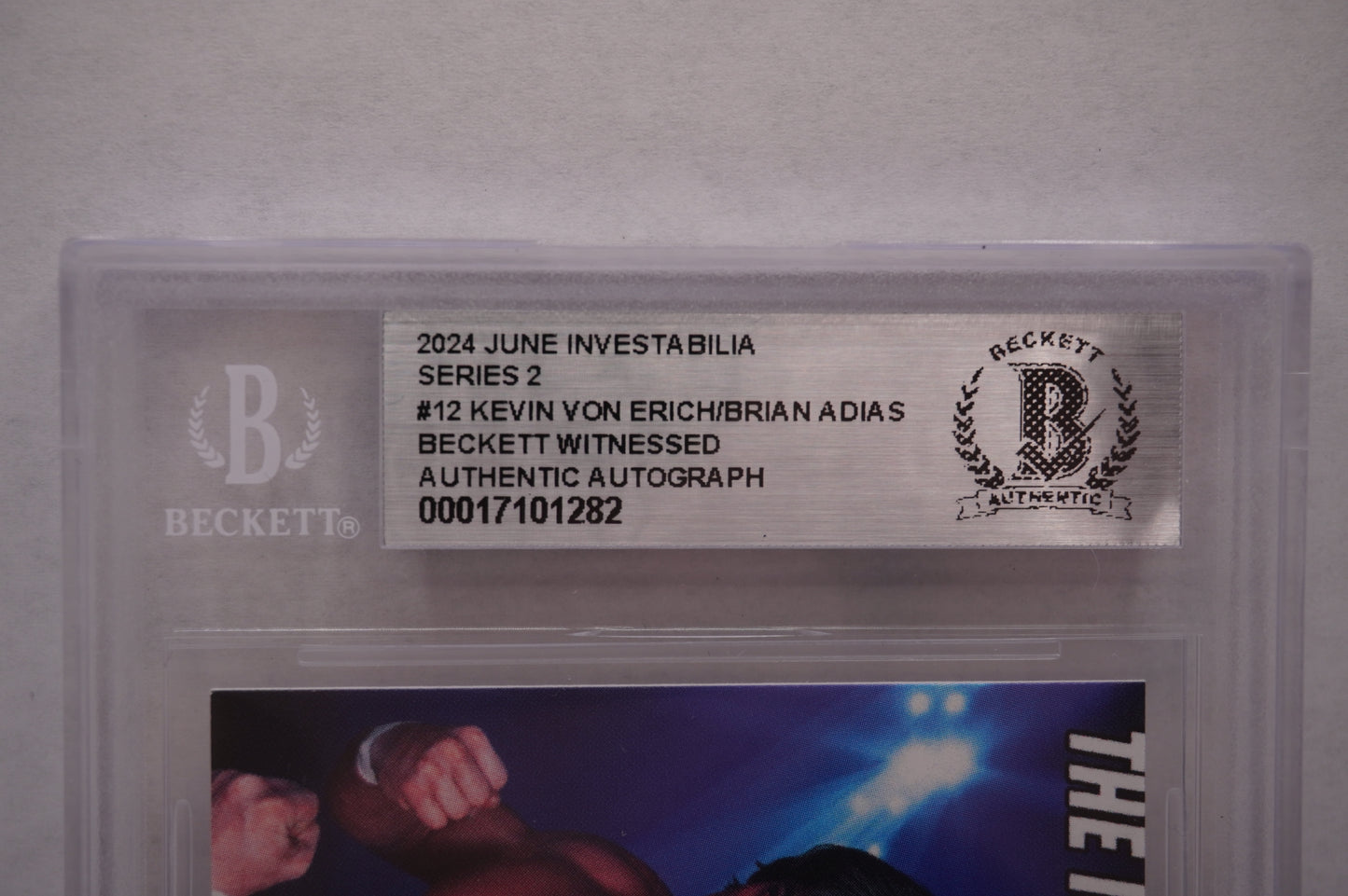 2024 JUNE INVESTABILIA SERIES 2 KEVIN VON ERICH #12 BGS AUTH. AUTO