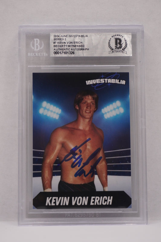 2024 JUNE INVESTABILIA SERIES 2 KEVIN VON ERICH #7 BGS AUTH. AUTO