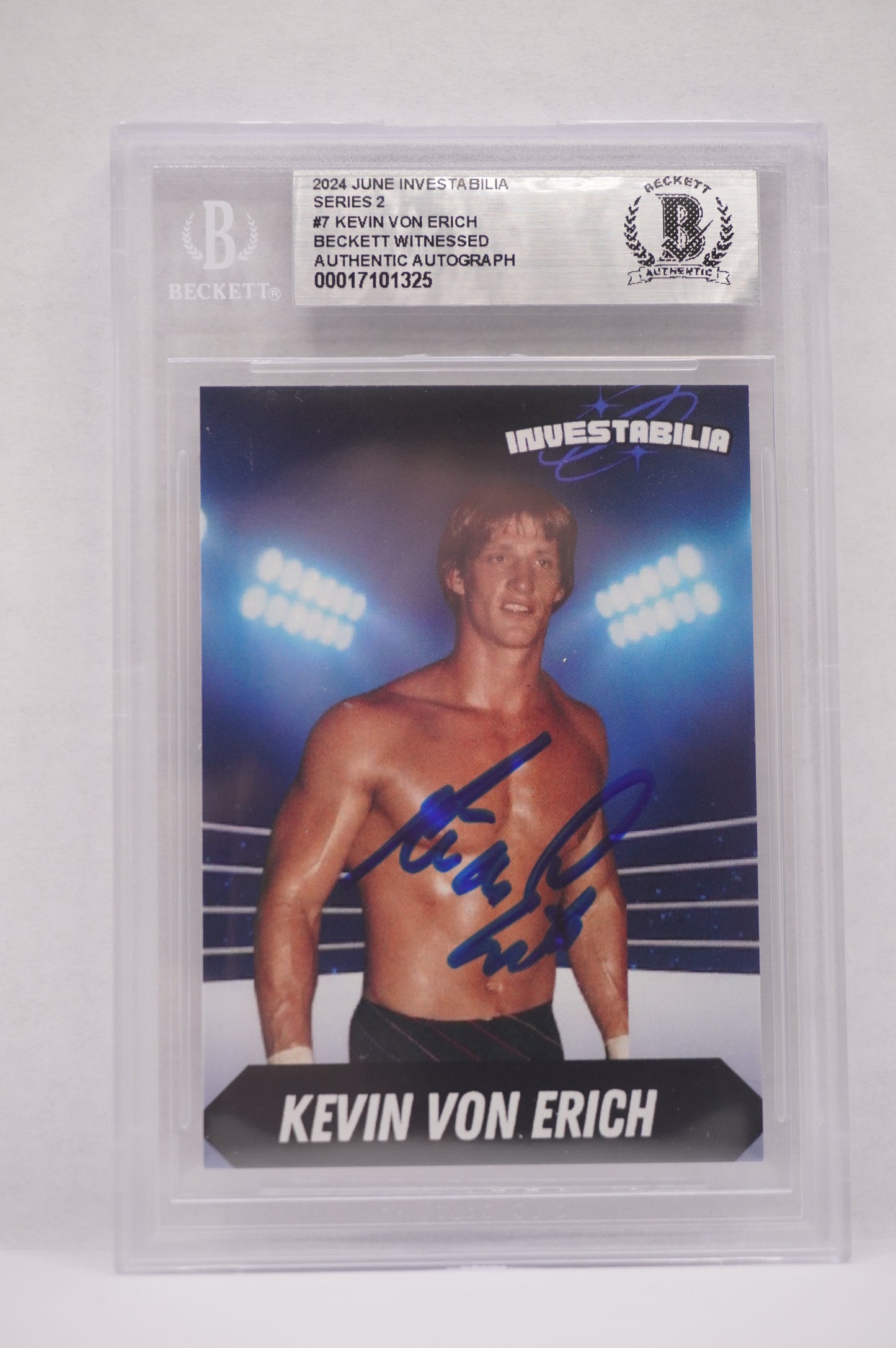 2024 JUNE INVESTABILIA SERIES 2 KEVIN VON ERICH #7 BGS AUTH. AUTO