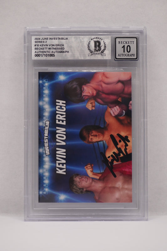 2024 JUNE INVESTABILIA SERIES 2 KEVIN VON ERICH #10 BGS AUTH. AUTO 10