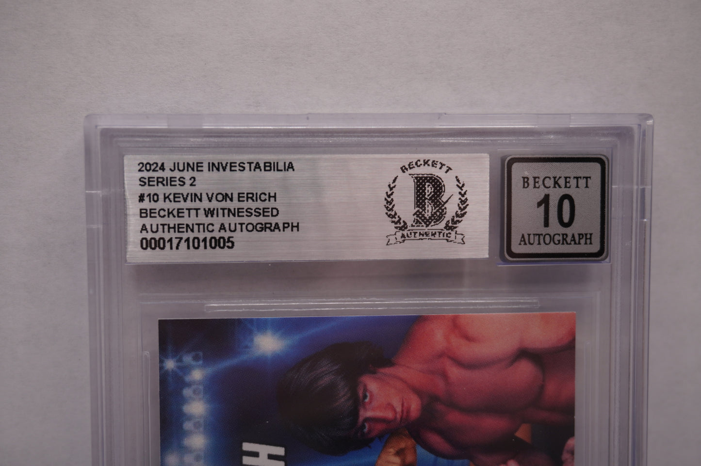 2024 JUNE INVESTABILIA SERIES 2 KEVIN VON ERICH #10 BGS AUTH. AUTO 10