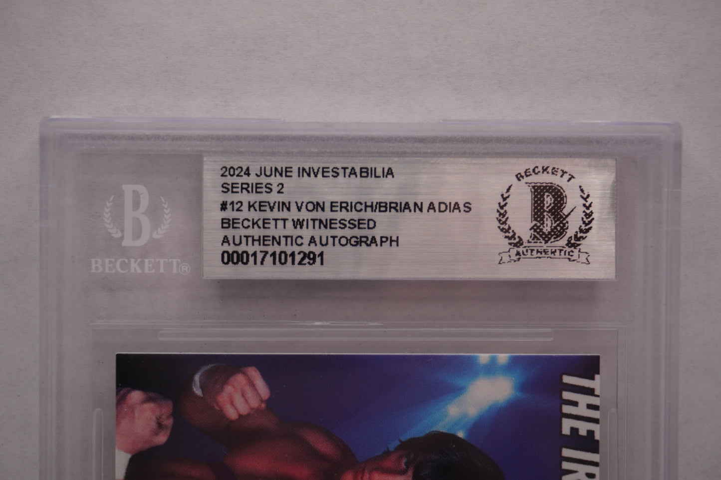 2024 JUNE INVESTABILIA SERIES 2 KEVIN VON ERICH #12 BGS AUTH. AUTO