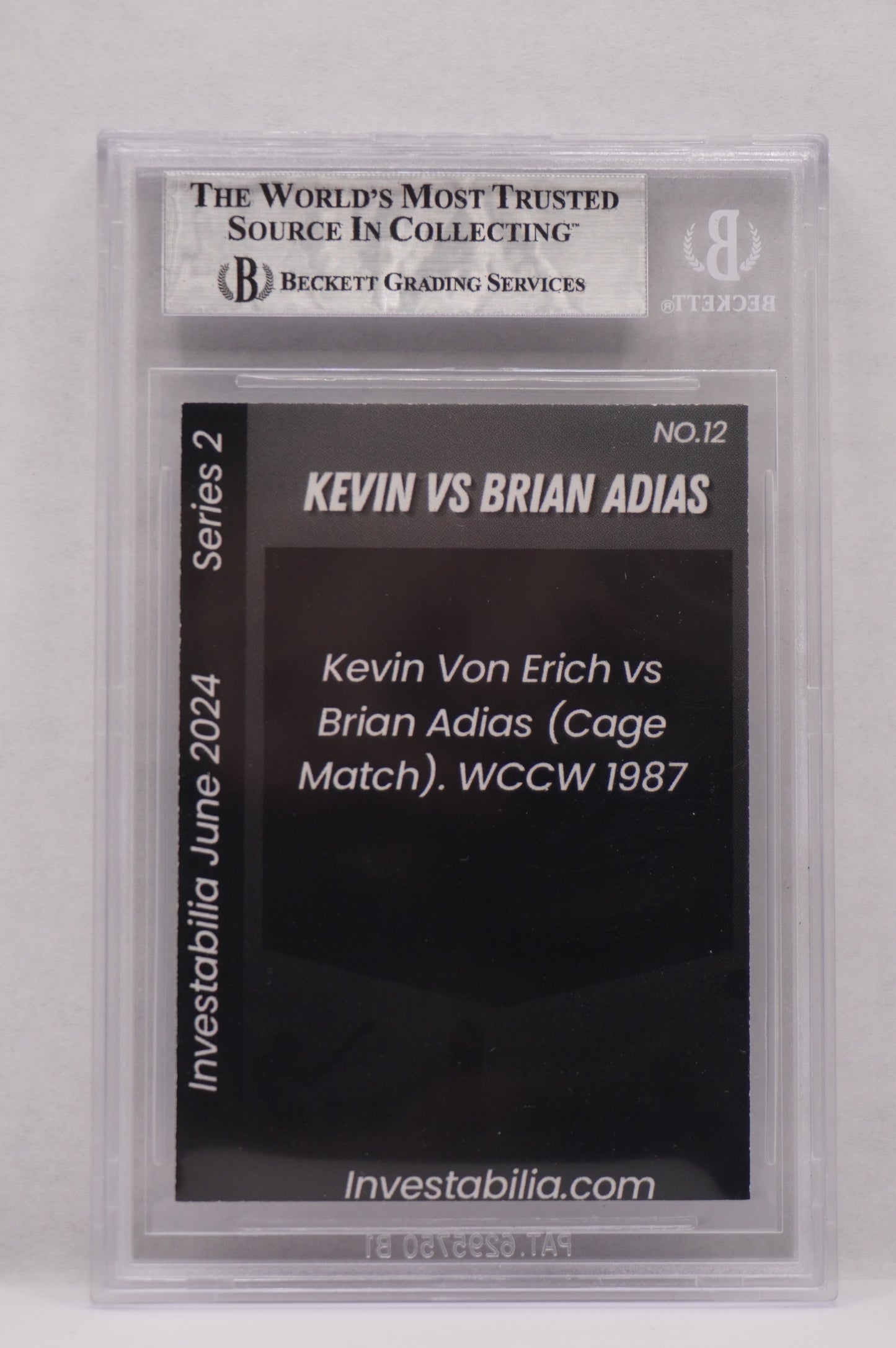2024 JUNE INVESTABILIA SERIES 2 KEVIN VON ERICH #12 BGS AUTH. AUTO