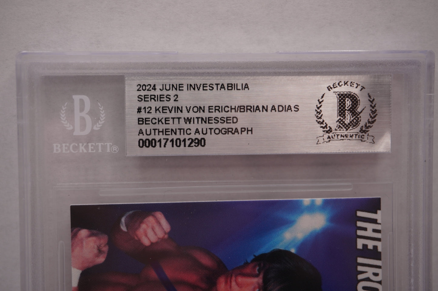 2024 JUNE INVESTABILIA SERIES 2 KEVIN VON ERICH #12 BGS AUTH. AUTO