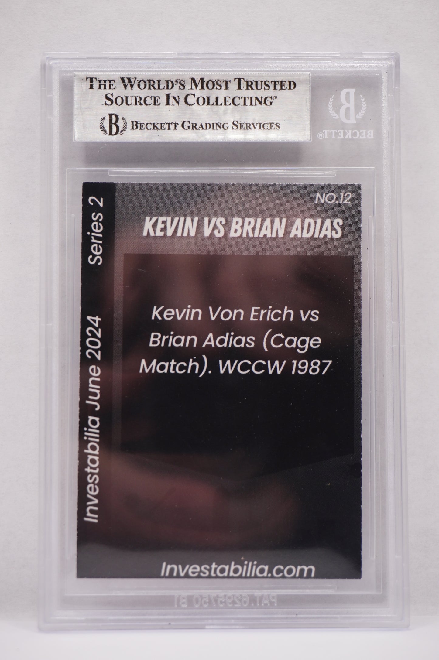 2024 JUNE INVESTABILIA SERIES 2 KEVIN VON ERICH #12 BGS AUTH. AUTO