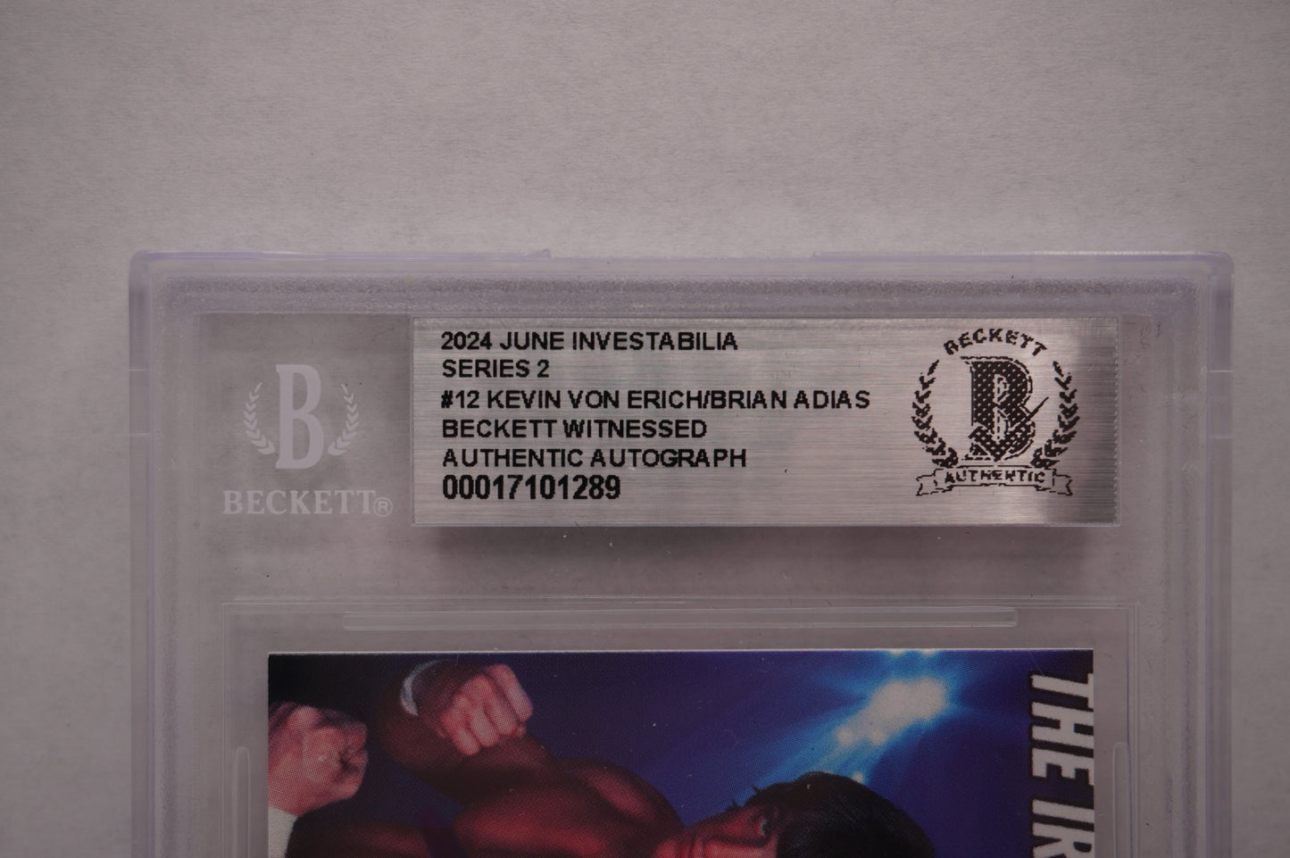 2024 JUNE INVESTABILIA SERIES 2 KEVIN VON ERICH #12 BGS AUTH. AUTO