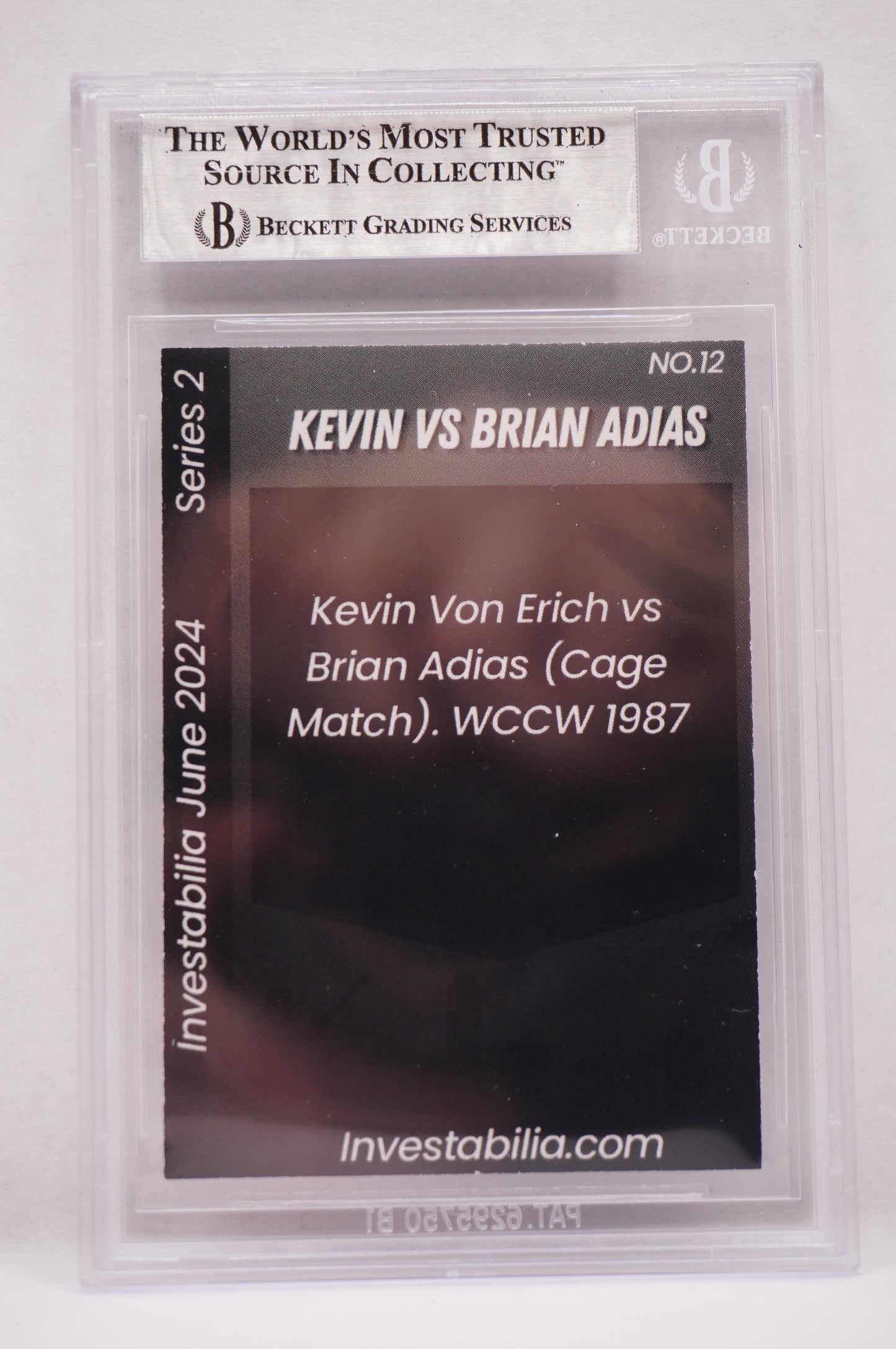 2024 JUNE INVESTABILIA SERIES 2 KEVIN VON ERICH #12 BGS AUTH. AUTO