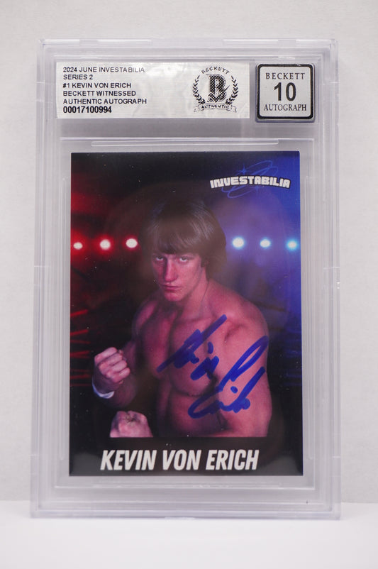 2024 JUNE INVESTABILIA SERIES 2 KEVIN VON ERICH #1 BGS AUTH. AUTO 10