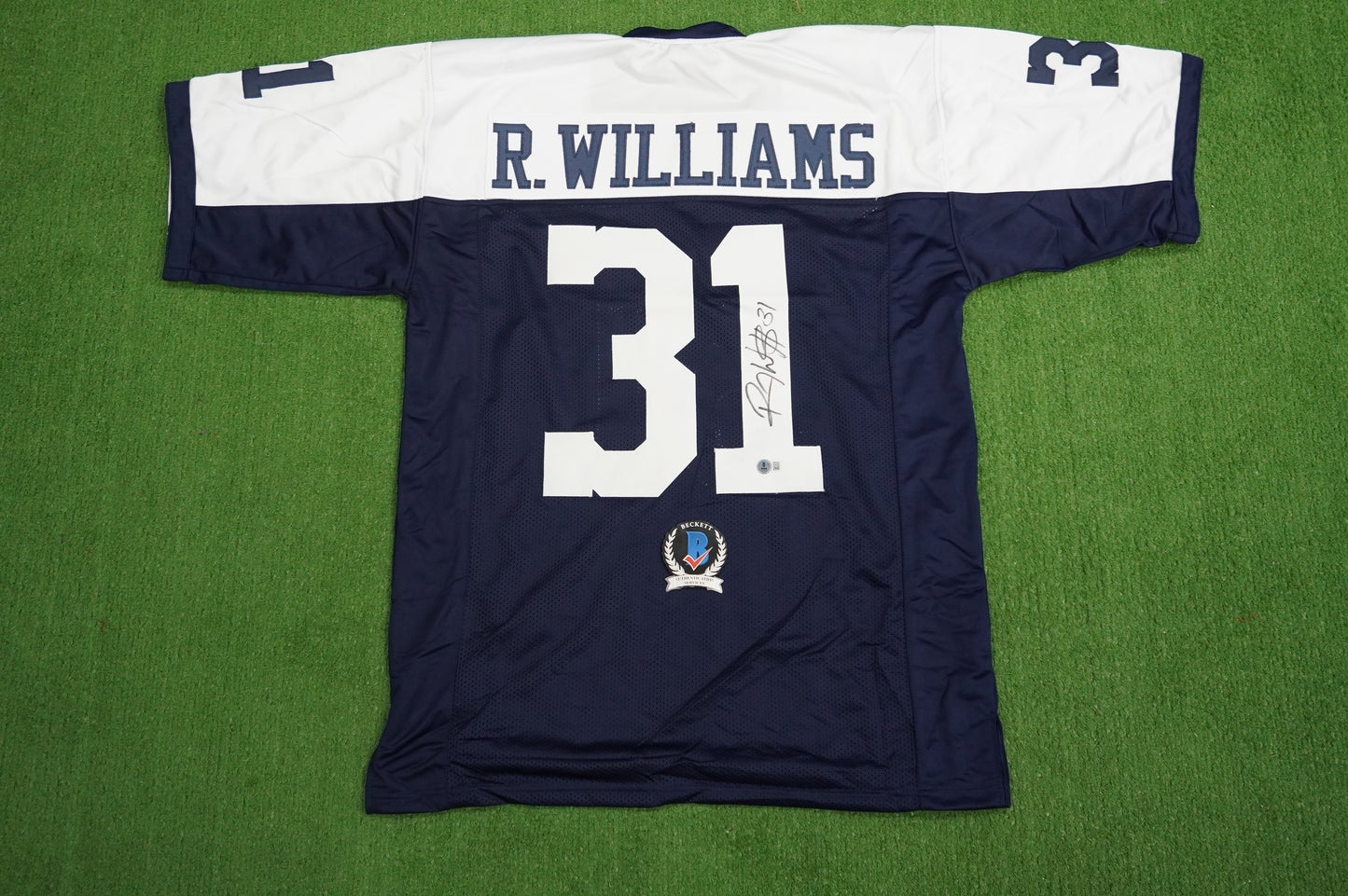 ROY WILLIAMS DALLAS COWBOYS SIGNED JERSEY Thanksgiving Game BAS COA
