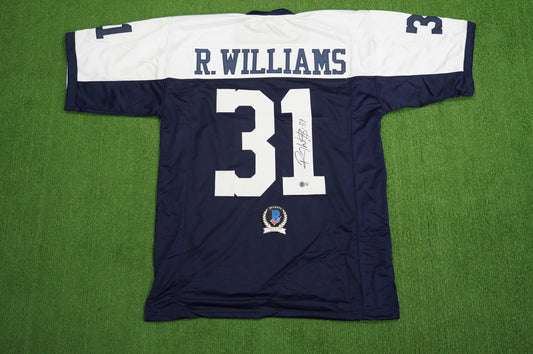 ROY WILLIAMS DALLAS COWBOYS SIGNED JERSEY Thanksgiving Game BAS COA
