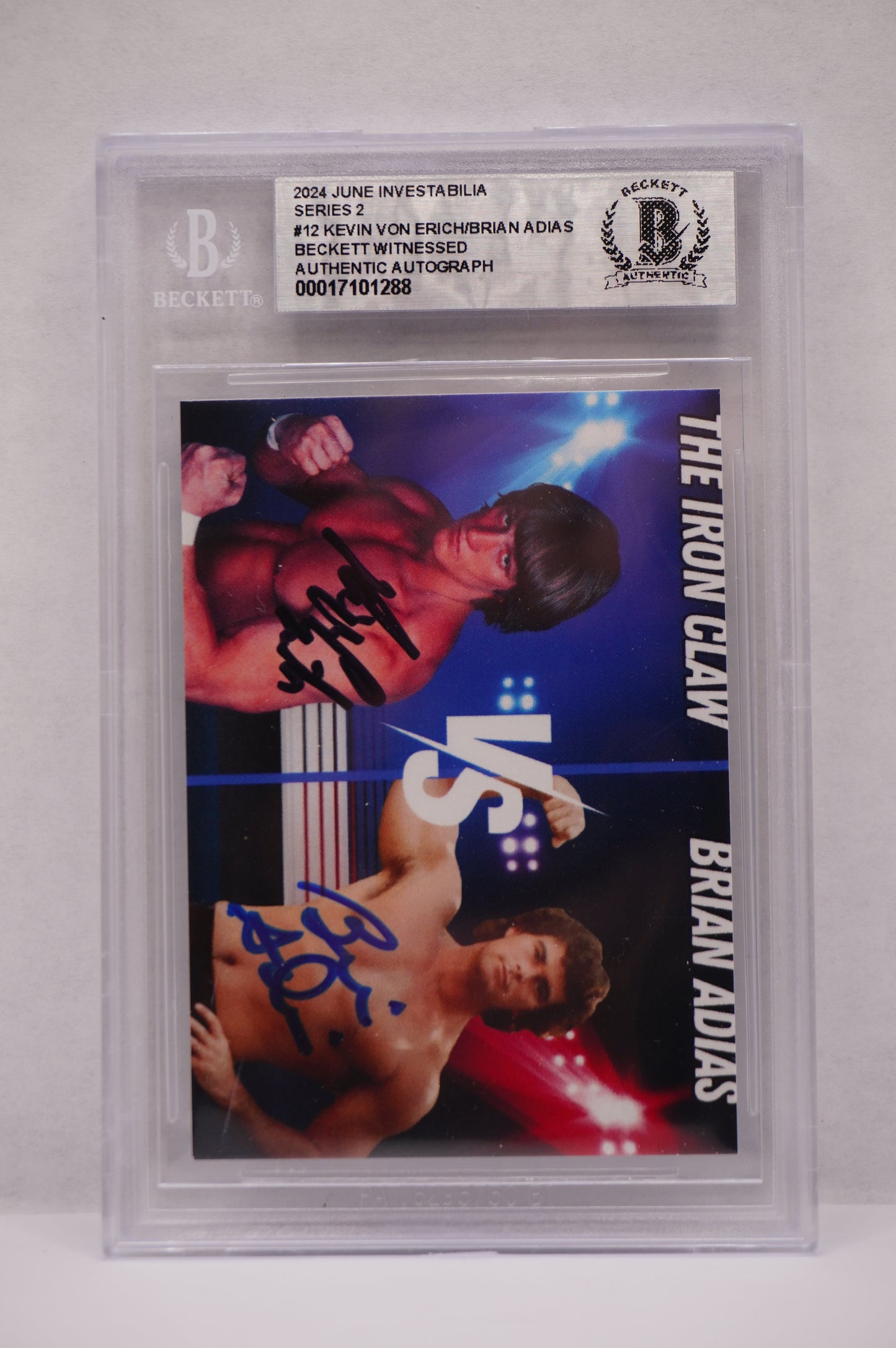 2024 JUNE INVESTABILIA SERIES 2 KEVIN VON ERICH #12 BGS AUTH. AUTO