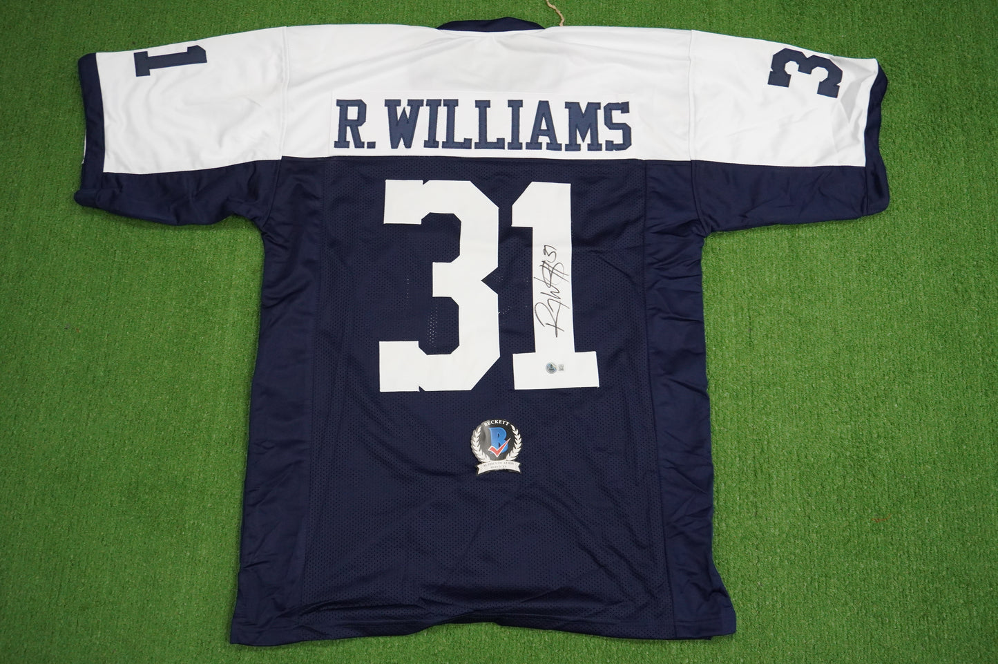 ROY WILLIAMS DALLAS COWBOYS SIGNED JERSEY Thanksgiving Game BAS COA