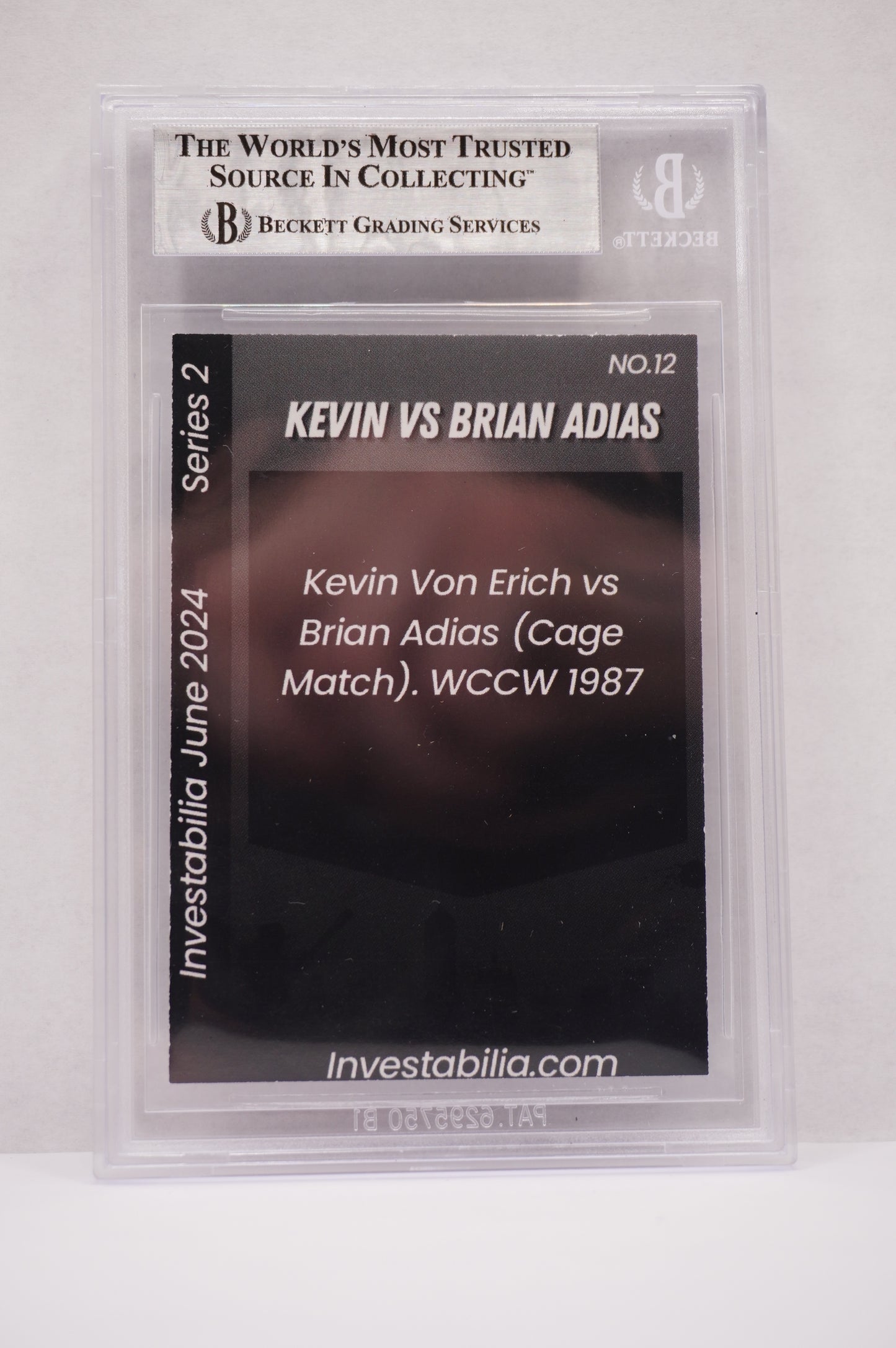 2024 JUNE INVESTABILIA SERIES 2 KEVIN VON ERICH #12 BGS AUTH. AUTO