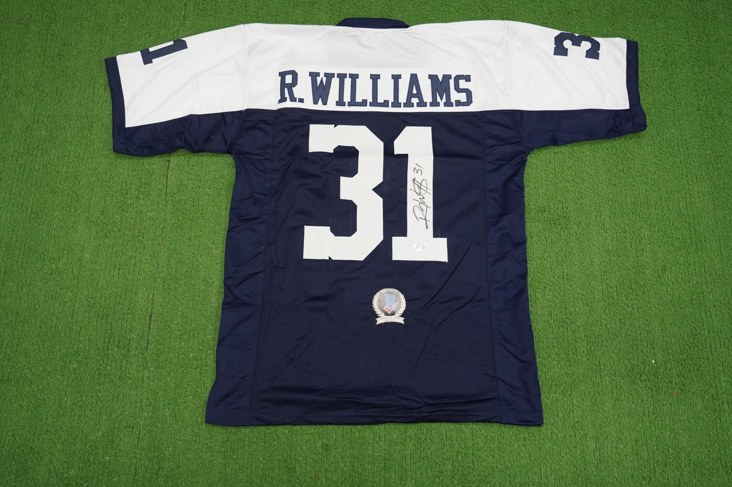 ROY WILLIAMS DALLAS COWBOYS SIGNED JERSEY Thanksgiving Game BAS COA
