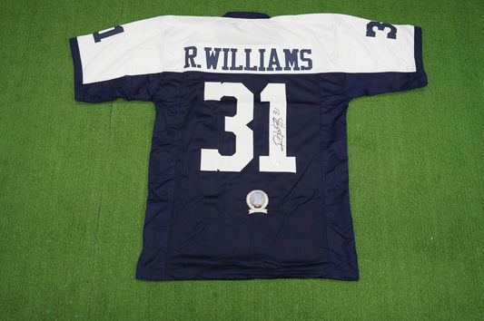 ROY WILLIAMS DALLAS COWBOYS SIGNED JERSEY Thanksgiving Game BAS COA
