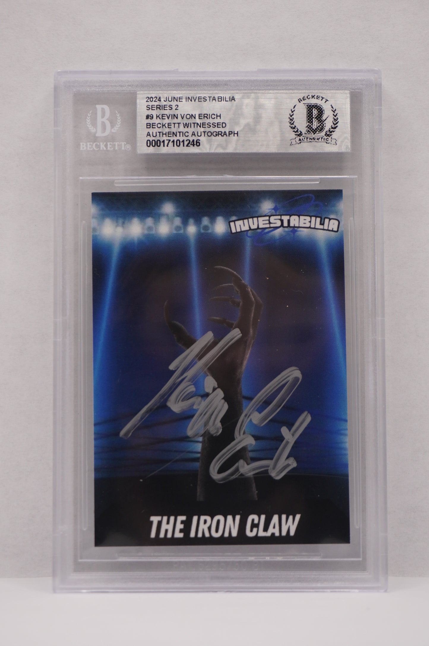 2024 JUNE INVESTABILIA SERIES 2 KEVIN VON ERICH #9 BGS AUTH. AUTO