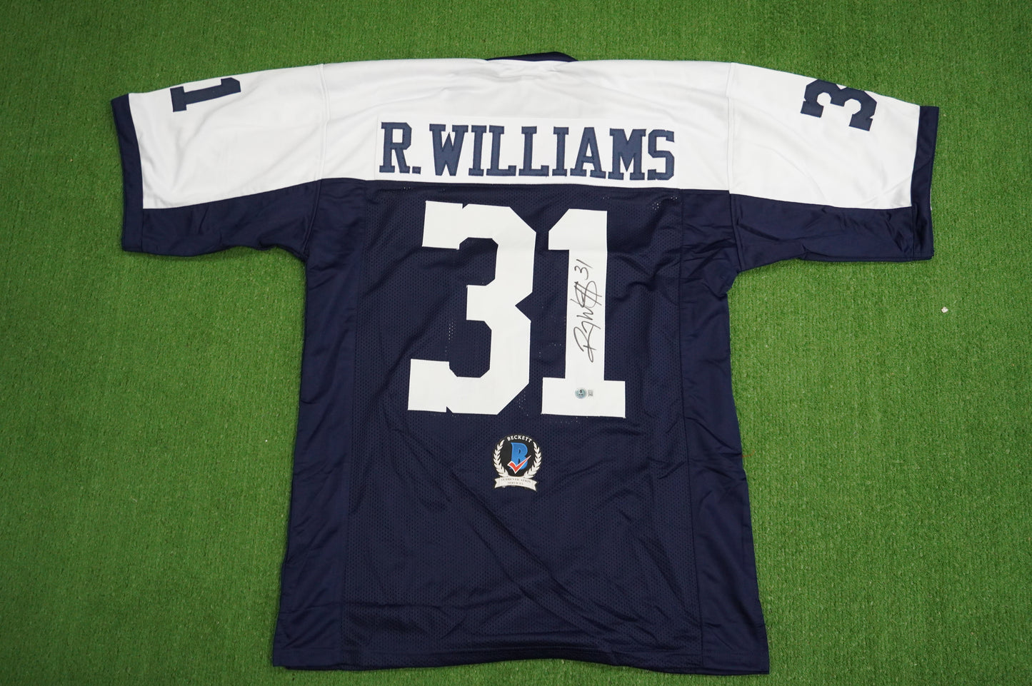 ROY WILLIAMS DALLAS COWBOYS SIGNED JERSEY Thanksgiving Game BAS COA