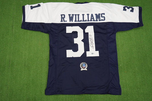 ROY WILLIAMS DALLAS COWBOYS SIGNED JERSEY Thanksgiving Game BAS COA