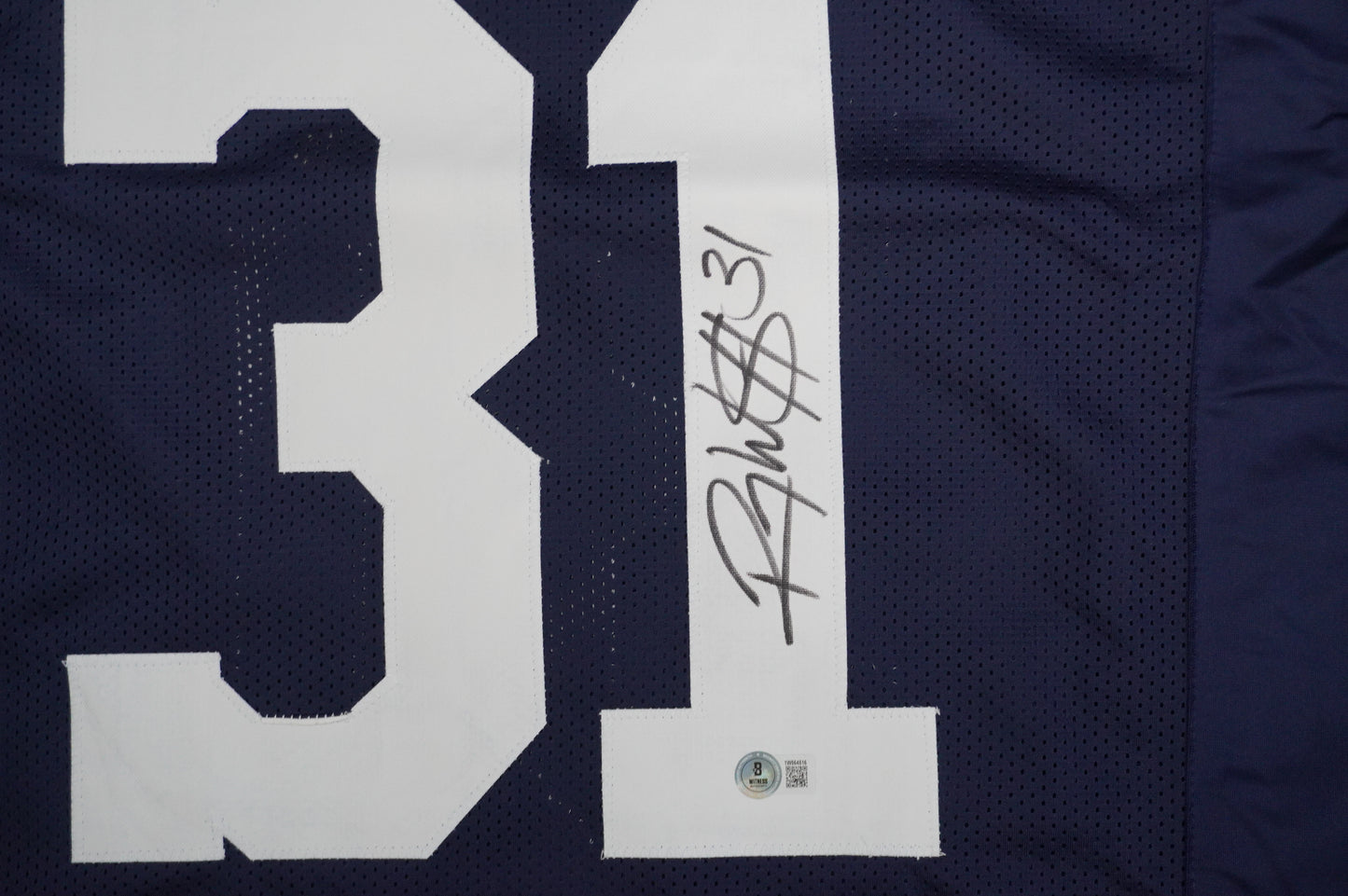 ROY WILLIAMS DALLAS COWBOYS SIGNED JERSEY Thanksgiving Game BAS COA