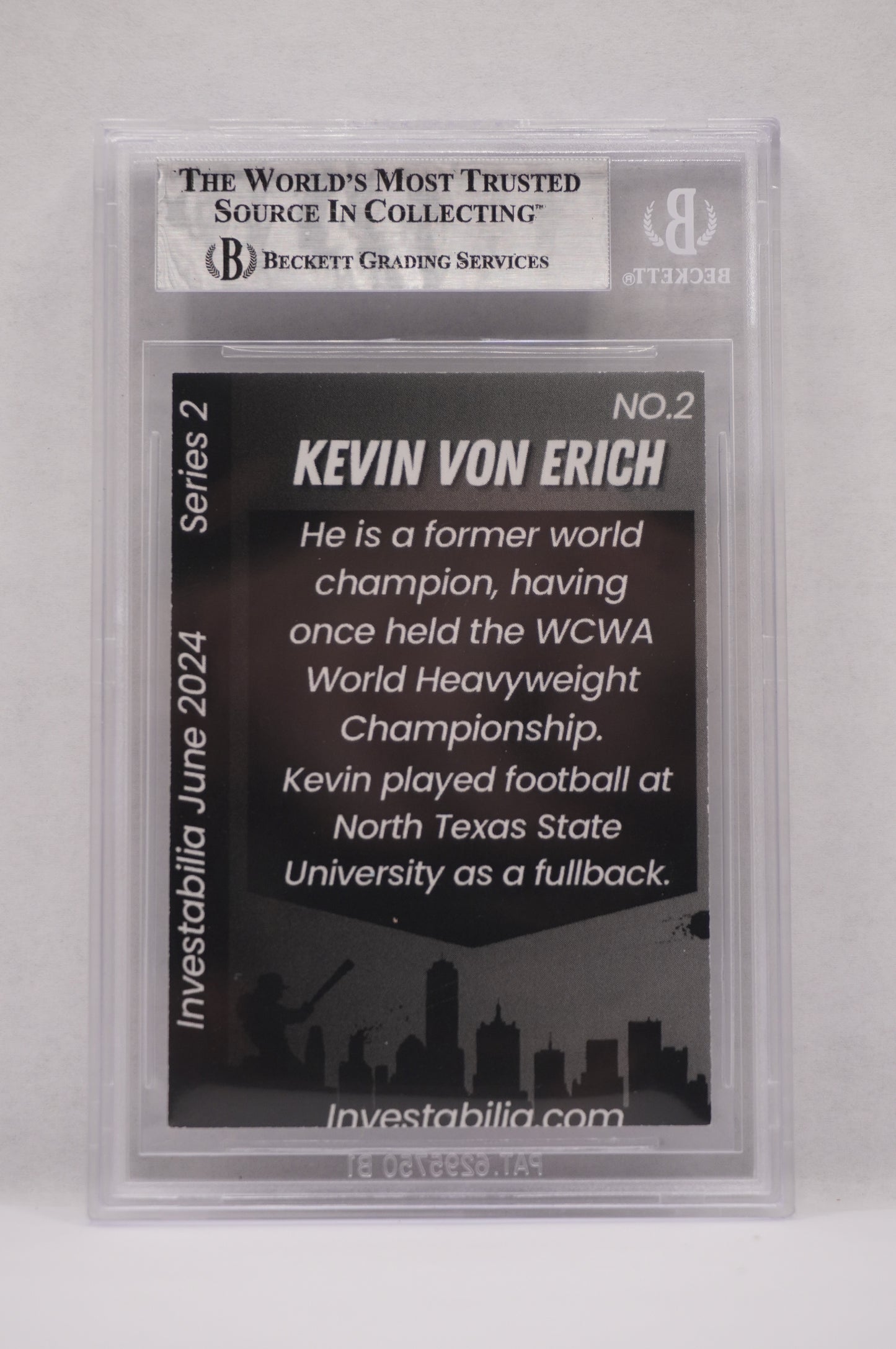 2024 JUNE INVESTABILIA SERIES 2 KEVIN VON ERICH #2 BGS AUTH. AUTO