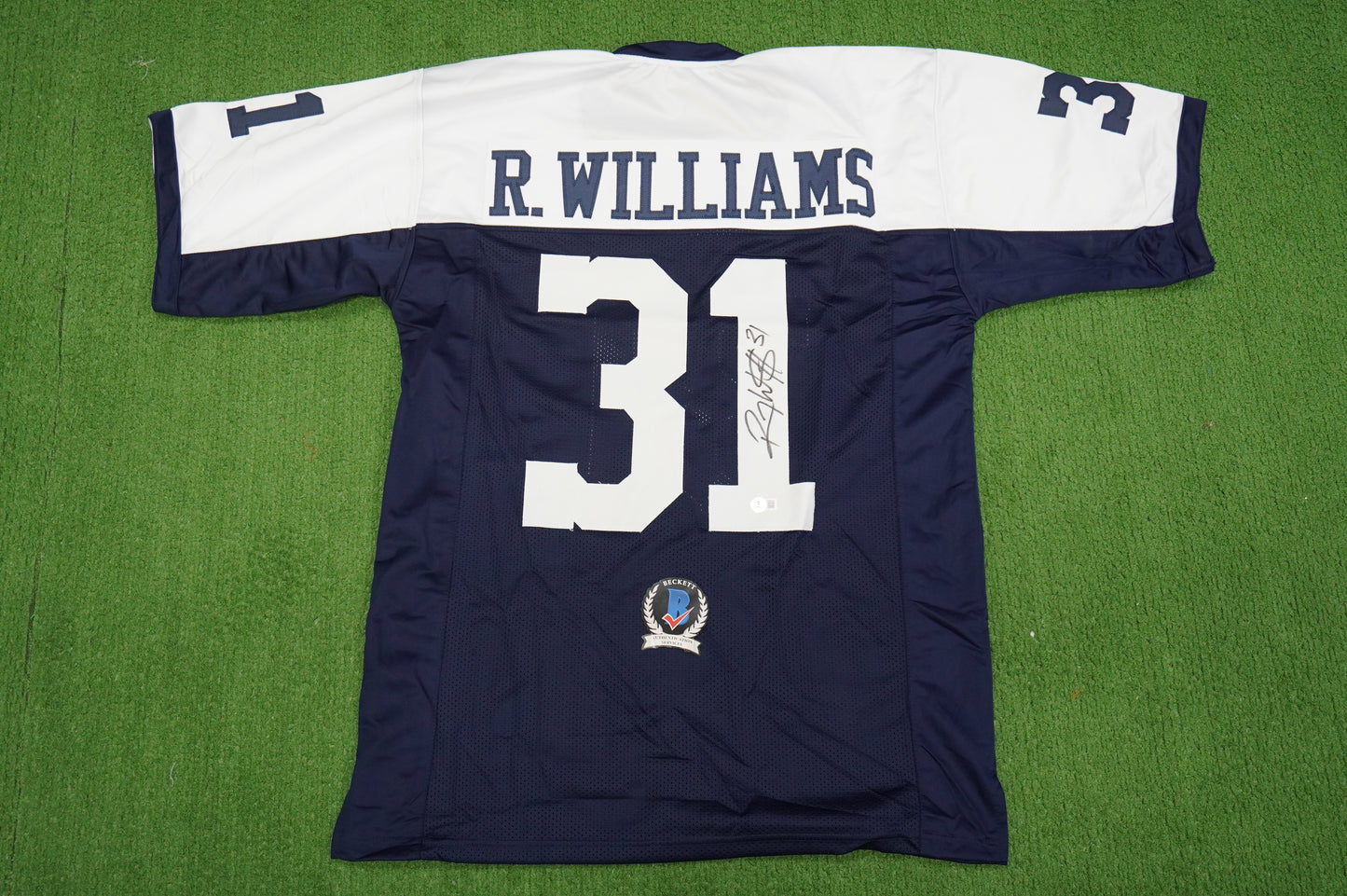 ROY WILLIAMS DALLAS COWBOYS SIGNED JERSEY Thanksgiving Game BAS COA