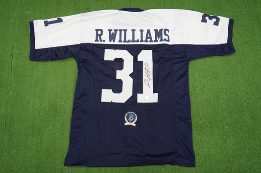 ROY WILLIAMS DALLAS COWBOYS SIGNED JERSEY Thanksgiving Game BAS COA
