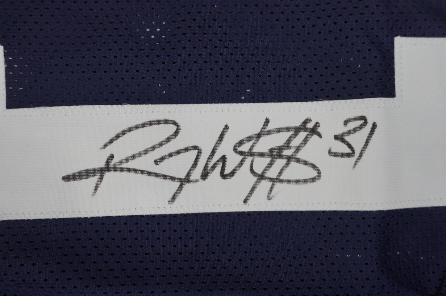 ROY WILLIAMS DALLAS COWBOYS SIGNED JERSEY Thanksgiving Game BAS COA