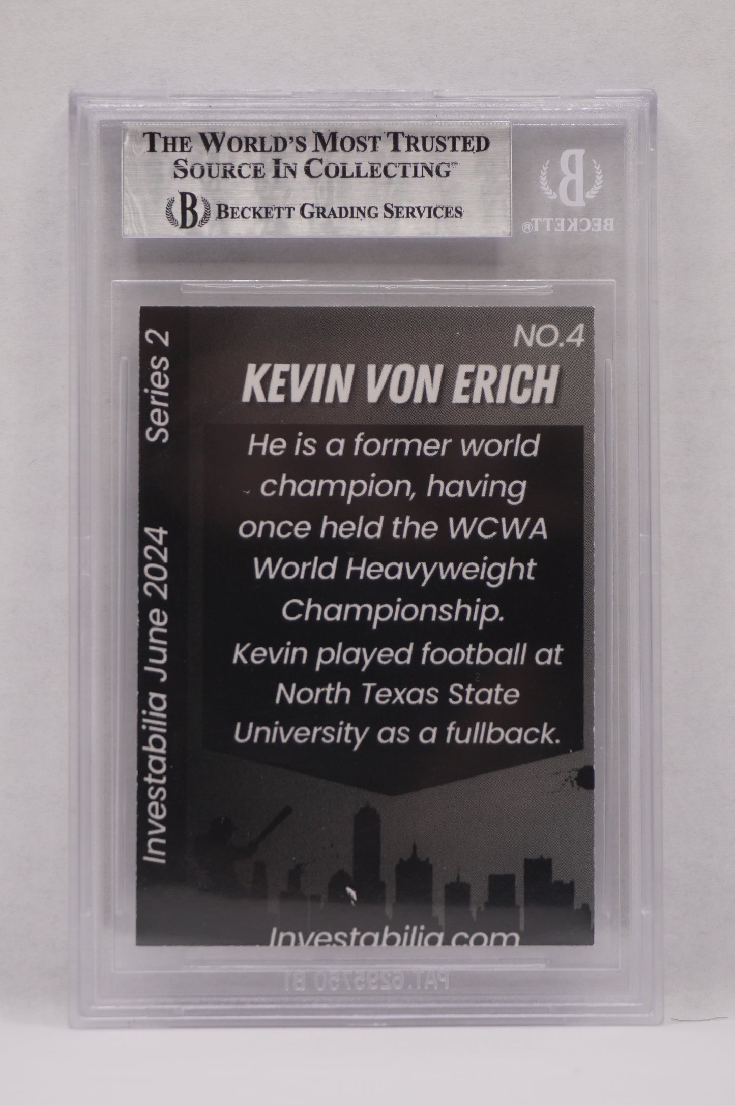 2024 JUNE INVESTABILIA SERIES 2 KEVIN VON ERICH #4 BGS AUTH. AUTO