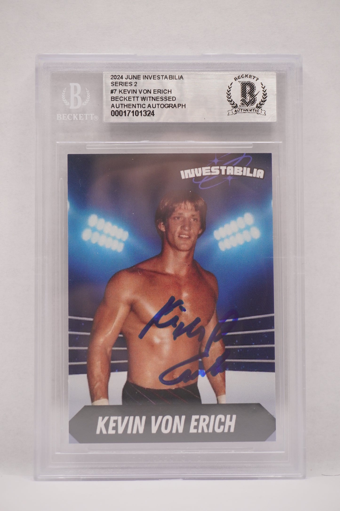2024 JUNE INVESTABILIA SERIES 2 KEVIN VON ERICH #7 BGS AUTH. AUTO