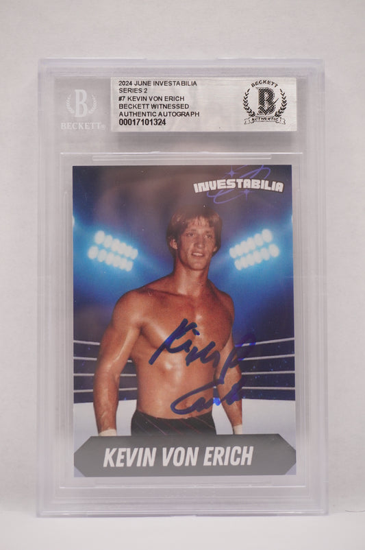 2024 JUNE INVESTABILIA SERIES 2 KEVIN VON ERICH #7 BGS AUTH. AUTO