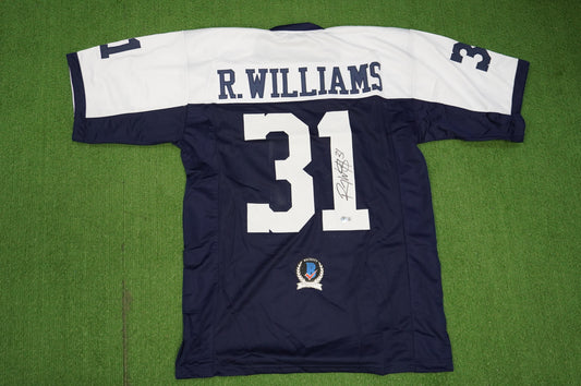 ROY WILLIAMS DALLAS COWBOYS SIGNED JERSEY Thanksgiving Game BAS COA