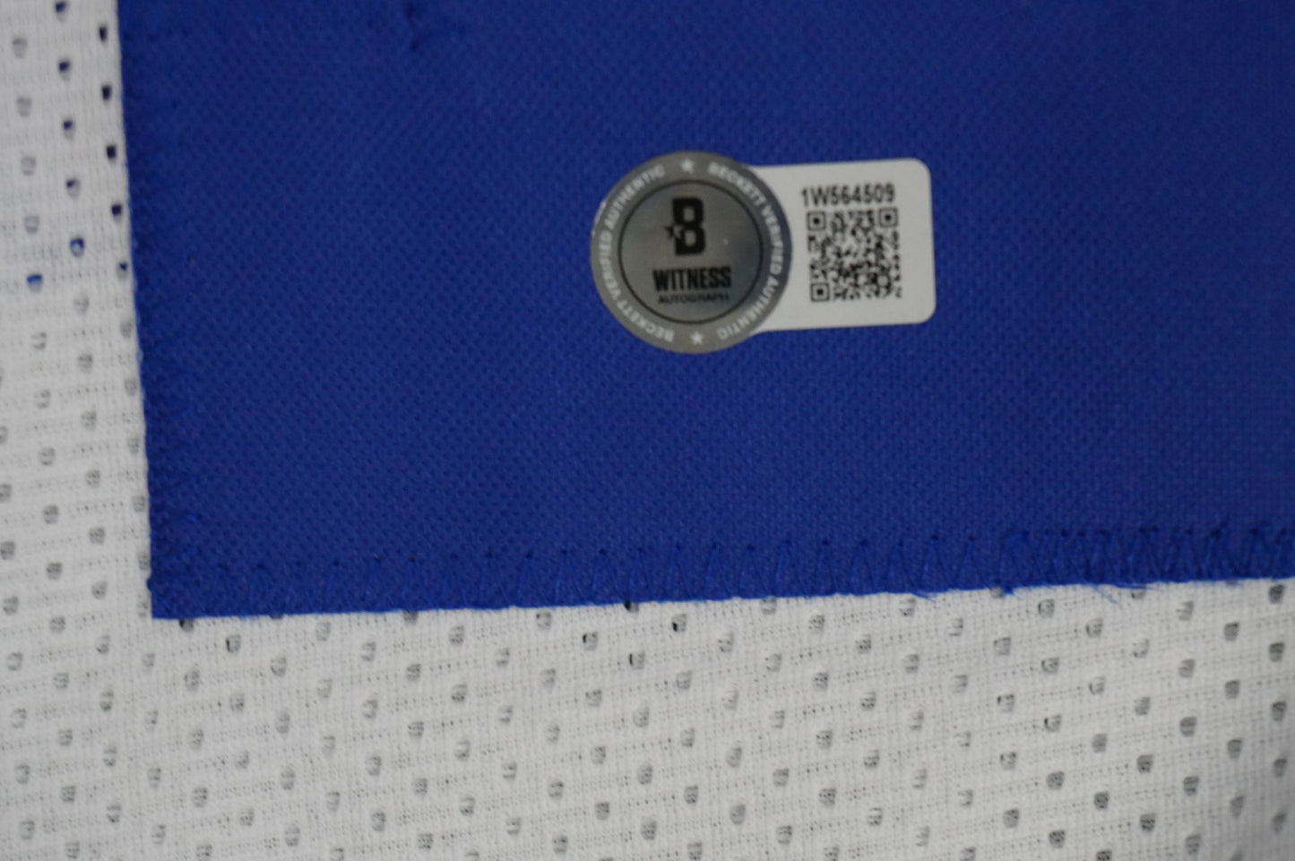 ROY WILLIAMS DALLAS COWBOYS SIGNED WHITE JERSEY BAS COA