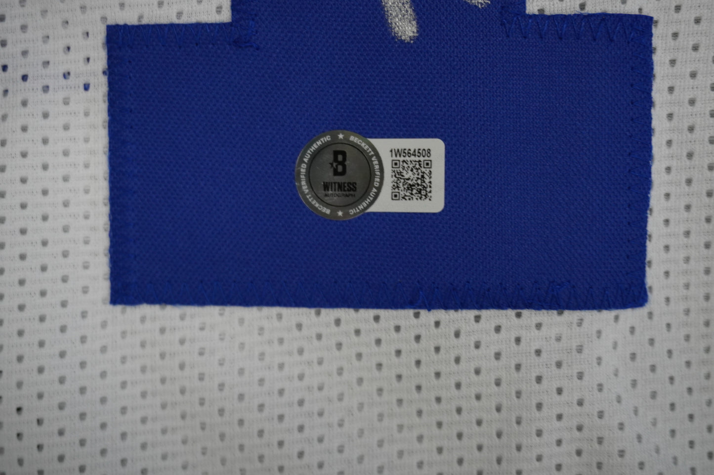 ROY WILLIAMS DALLAS COWBOYS SIGNED WHITE JERSEY BAS COA