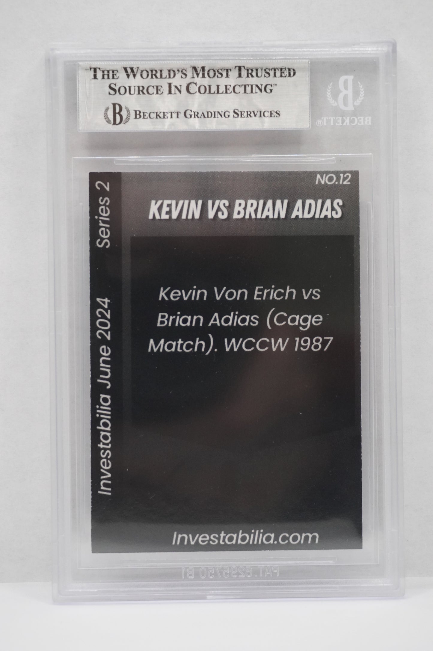 2024 JUNE INVESTABILIA SERIES 2 KEVIN VON ERICH #12 BGS AUTH. AUTO