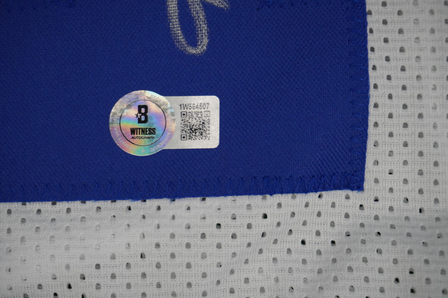 ROY WILLIAMS DALLAS COWBOYS SIGNED WHITE JERSEY BAS COA